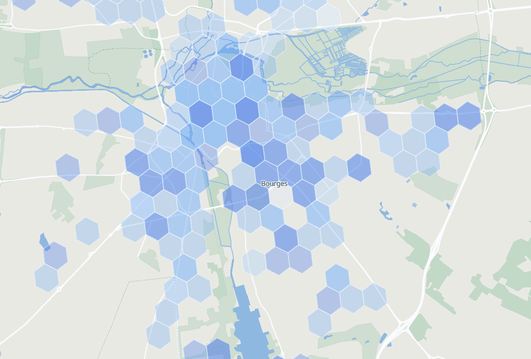 Prix immobiliers par quartier, en maille fine